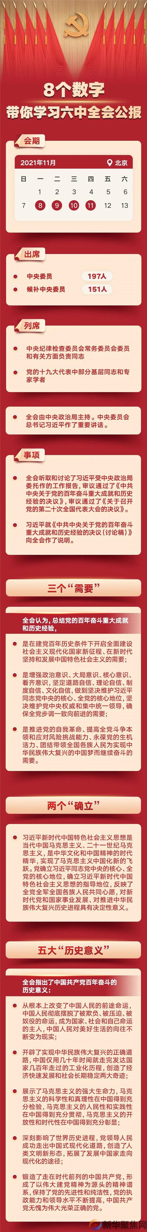 8个数字，带你学习六中全会公报(图1)