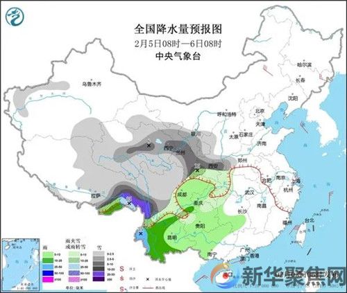 注意！大规模雨雪即将上线，波及20余省区市(图1)