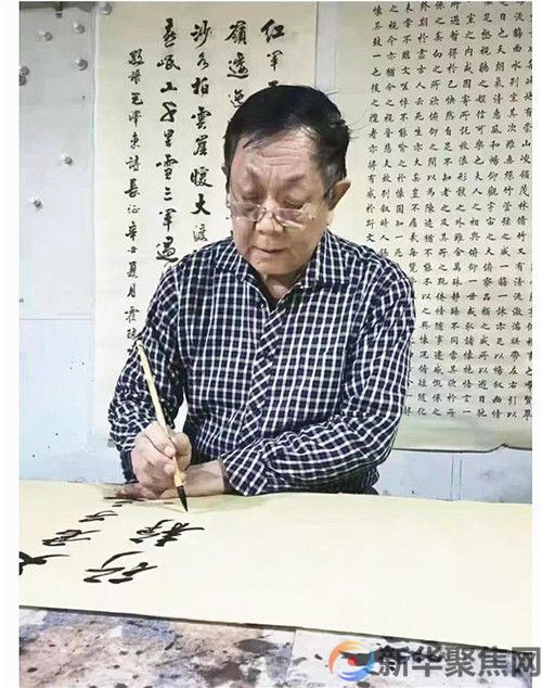 当代书法家、中国书法家协会会员  霍随生书法工艺欣赏(图1)