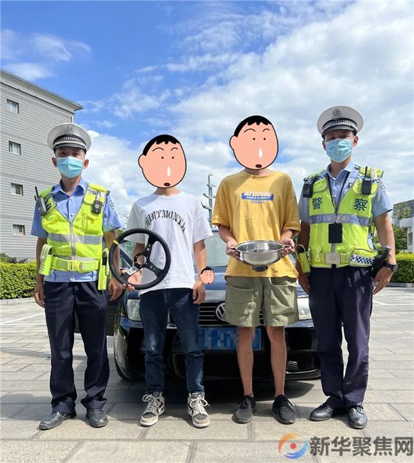 想啥呢！为赚流量，竟把火锅盆改装成方向盘？(图2)