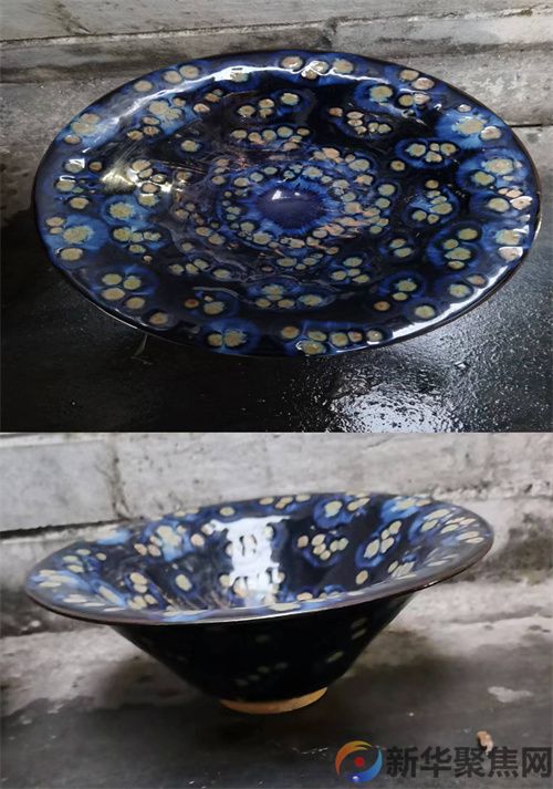 收藏家何玉琴想把收藏珍品宋代建窑孤品  顶级曜变天目茶盏碗献给国家(图6)