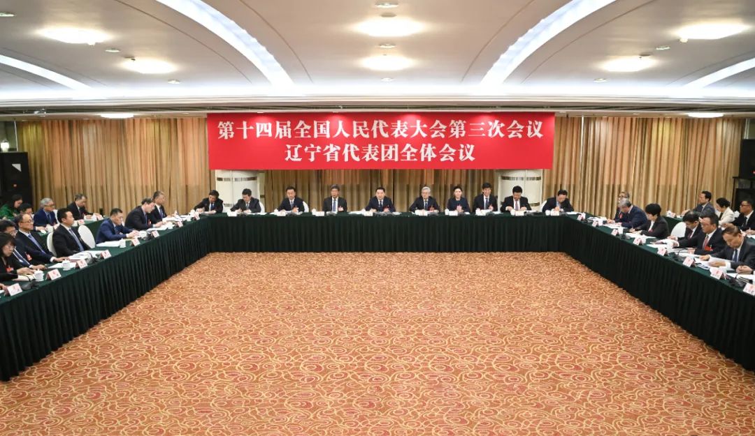辽宁代表团举行开放团组活动审议政府工作报告 郝鹏侯建国杨晓超王新伟参加 贺荣到会听取意见 会议向中外媒体开放