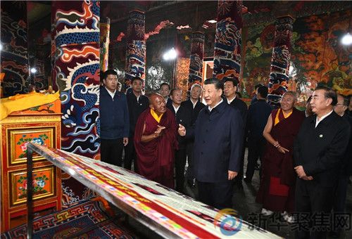 习近平在西藏拉萨考察调研(图2)